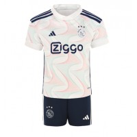 Ajax Fotballklær Bortedraktsett Barn 2023-24 Kortermet (+ korte bukser)